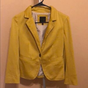 Mustard Yellow Blazer Womens